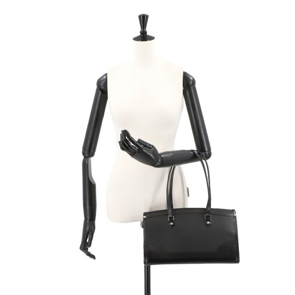 LOUIS VUITTON Black Leather Shoulder Bag - Picture 10 of 10